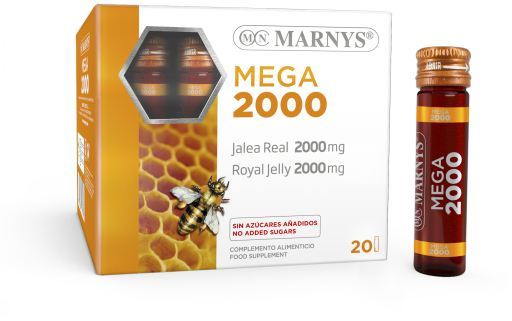 Mega mleczko pszczele 20 fiolek x 2000 mg