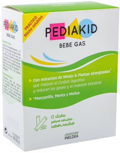 Pediakid Baby Gas 12 szt