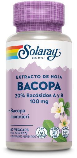 Bacopa 100 mg 60 kapsułek warzywnych