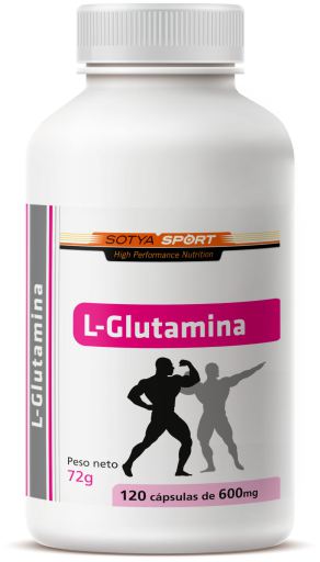 L-glutamina 600 mg 120 kapsułek