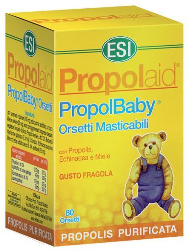 Propolaid propolbaby 80 żucia niedźwiedzi