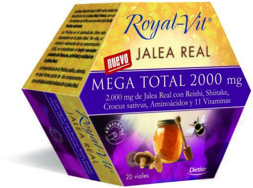 Royal Vit Jelly Mega Total 2000 mg 20 fiolek