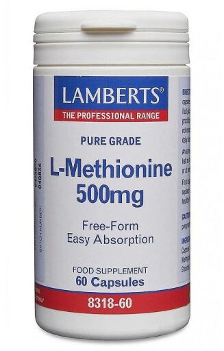 L-metionina 500 mg 60 kapsułek