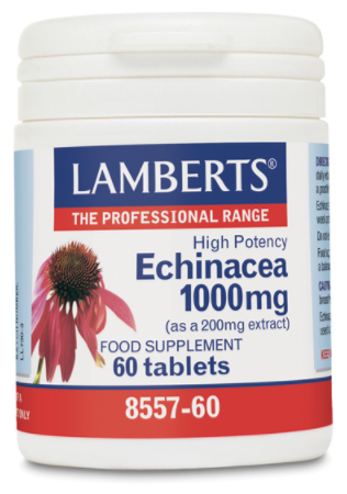 Echinacea 1000 mg plus wit C 40 mg i cynk 2,5 mg 60 kapsułek