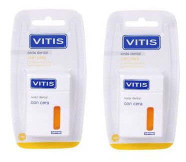 Vitis Woskowana nić dentystyczna 2x50 ml