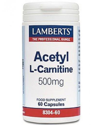 Acetylo-L-karnityna 500 mg HCL