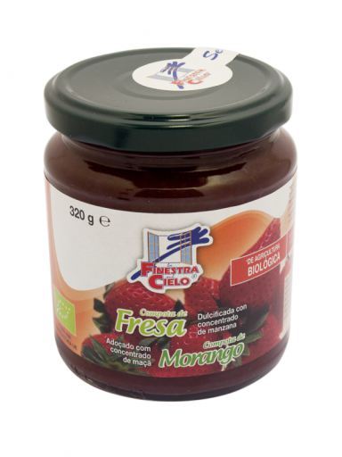 Organiczny Kompot Truskawkowy 320 gramów Finestra