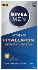 Men Hyaluron Anti-Aging Krem nawilżający SPF 15 50ml