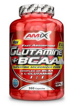 Glutamina + BCAA 360 Kapsułki