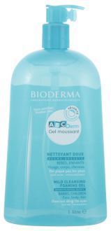 Abcderm Moussant Gel Nettoyant Doux Bébés, Enfants 1000 ml