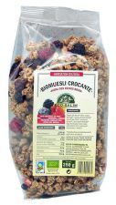 Organiczne chrupiące musli owsiano-czerwone owoce 250g