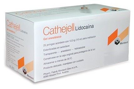 Cathejell Lidocaina Gel 25 Strzykawka 12,5 gr