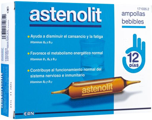 Astenolit 12 ampułek do picia 10 ml