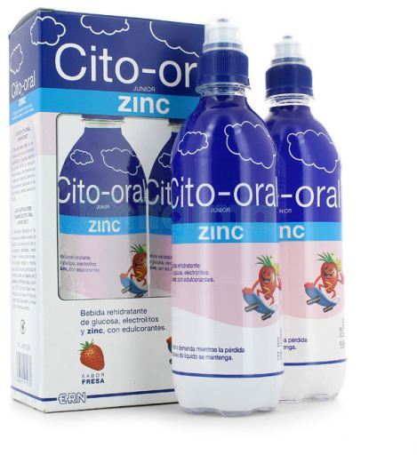 Cito Oral Junior Cynk Truskawka 2X500 ml