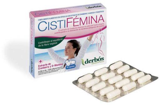 Cistifemina 30 capsulas protege tu zona mas antima regenerador de la flora vaginal