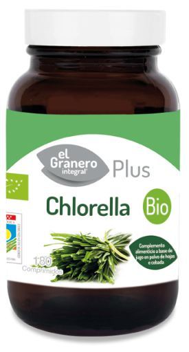 Chlorella bio 180 tabletek 400 miligramów