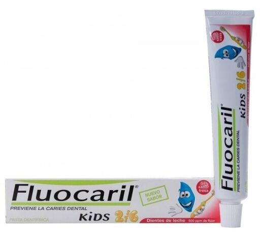 Fluocaril Gel od 2 do 6 lat Truskawka 50 ml