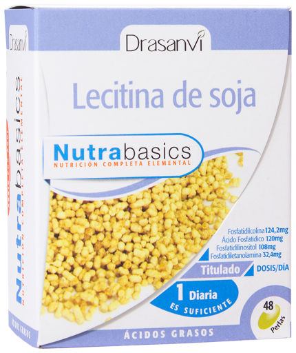 Lecytyna sojowa 1200 mg 48 pereł Nutrabasicos