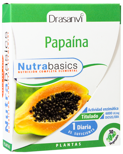 Papaina 30 kapsułek Nutrabasicos