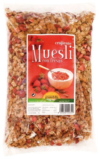 Chrupiące Musli z Truskawkami, 750 gr