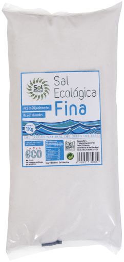 Ekologiczna sól drobnoziarnista Ebro Delta 1 kg