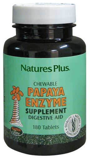 Enzymy trawienne - Papaya Enzime - 180 i 360 tabletek do żucia