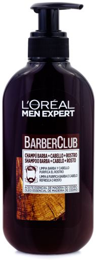 BarberClub 3w1 Szampon do Brody, Włosów i Twarzy 200 ml