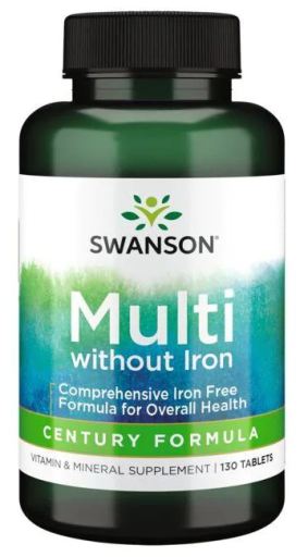 Century Formula Multi-Vitamin &amp; Mineral With Iron 130 Tablets