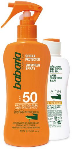 Spray do opalania Aloe SPF 50 + po opalaniu