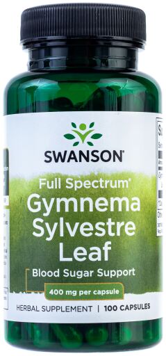 Gymnema Sylvestre Liść 400mg 100 Kapsułek