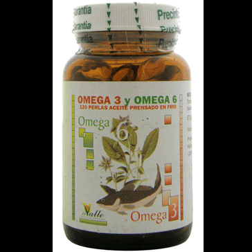 Omega 3 i Omega 6 (A. de Borage i łosoś) 120 pereł