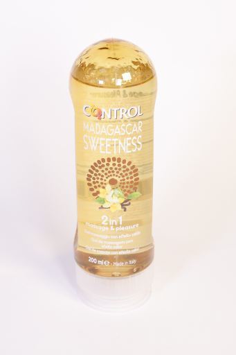 Żel do masażu z efektem ciepła Madagascar Sweetness 2 w 1 - 200 ml