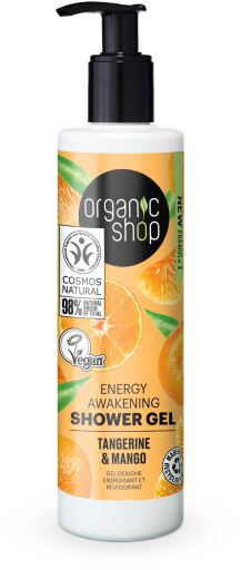 Energetyzujący żel pod prysznic Mandarynka i Mango 280 ml