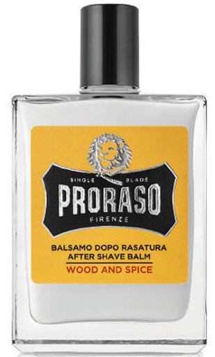 Żółty balsam po goleniu z drewnem i przyprawami 100 ml