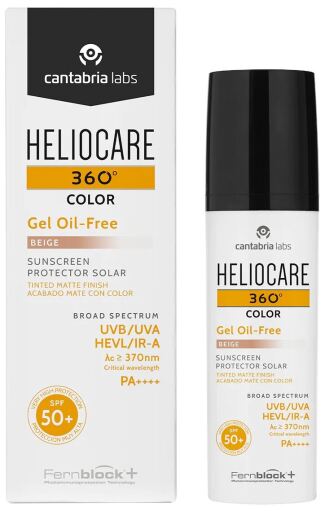 Żel kolorowy 360° bezolejowy SPF 50+ 50 ml