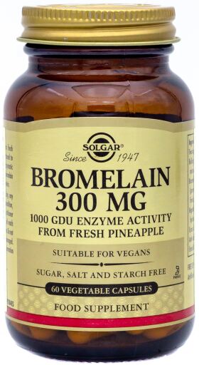 Bromelaina 300 mg 60 kapsułek