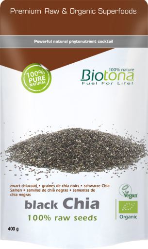 Nasiona czarnej chia Raw Bio 400 gr