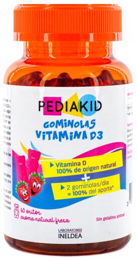 Pediakid Witamina D3 60 żelek