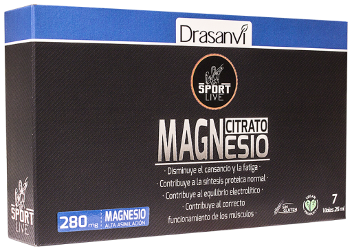 Żywe fiolki Magnesium Sport 7 x 25 ml