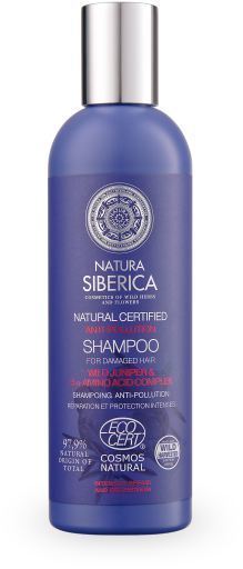 Certyfikowany naturalny szampon przeciw zanieczyszczeniom 270 ml