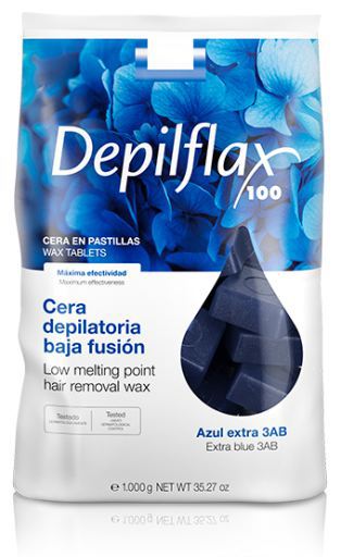 Wosk do depilacji Low Fusion Blue 3ab 1000 gr