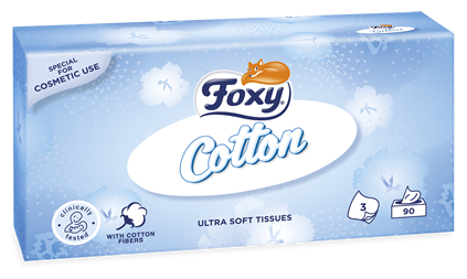 Chusteczki do twarzy Cotton Ultra Soft 90 sztuk