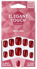 Rich Red False Nails 24 sztuki