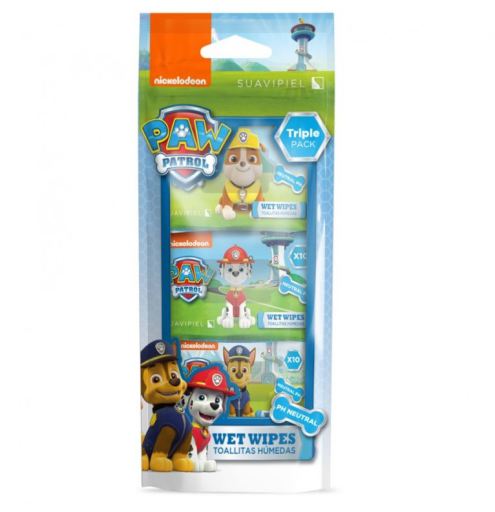 Chusteczki nawilżane Paw Patrol 3x30 sztuk