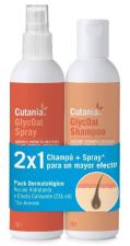 Cutania Glycoat Szampon 236 ml + Zestaw Spray 236 ml