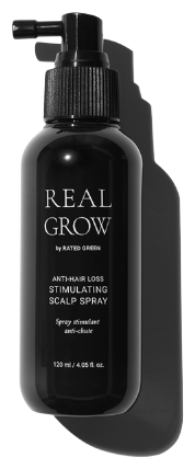 Spray stymulujący skórę głowy przeciw wypadaniu włosów Real Grow 120 ml