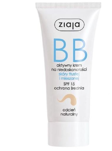 Krem BB cera tłusta i mieszana SPF15 50 ml