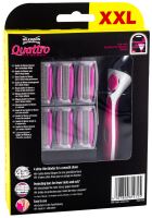 Golarka Quattro for Women XXL + ładowarka 6 sztuk