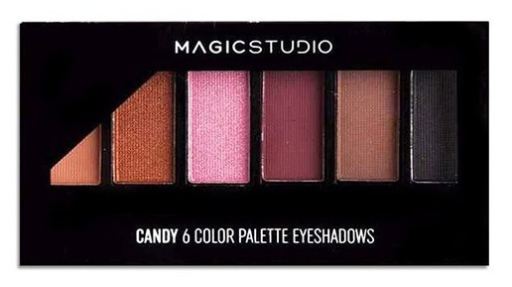 Magic Studio Candy Eyeshadow Palette 6 odcieni