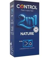 Duo Nature 2 w 1 Prezerwatywa + Żel 6 sztuk